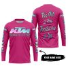 TOO OLD TO RIDE TOO SLOW TO DIE - CUSTOM NAME - KTM - PINK 1 - JERSEY