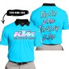 TOO OLD TO RIDE TOO SLOW TO DIE - CUSTOM NAME - KTM - SKY BLUE - POLO SHIRT