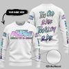 TOO OLD TO RIDE TOO SLOW TO DIE - CUSTOM NAME - KTM - WHITE - SWEATER UGLY