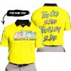 TOO OLD TO RIDE TOO SLOW TO DIE - CUSTOM NAME - KTM - YELLOW - POLO SHIRT
