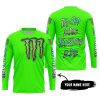 TOO OLD TO RIDE TOO SLOW TO DIE - CUSTOM NAME - MONSTER ENERGY - GREEN - JERSEY