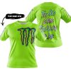 TOO OLD TO RIDE TOO SLOW TO DIE - CUSTOM NAME - MONSTER ENERGY - GREEN 1 - T-SHIRT