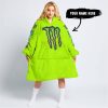 TOO OLD TO RIDE TOO SLOW TO DIE - CUSTOM NAME - MONSTER ENERGY - NEON - OODIE BLANKET HOODIE