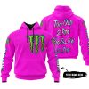 TOO OLD TO RIDE TOO SLOW TO DIE - CUSTOM NAME - MONSTER ENERGY - PINK