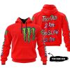 TOO OLD TO RIDE TOO SLOW TO DIE - CUSTOM NAME - MONSTER ENERGY - RED