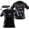 TOO OLD TO RIDE TOO SLOW TO DIE - CUSTOM NAME - POLARIS - BLACK - T-SHIRT