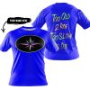 TOO OLD TO RIDE TOO SLOW TO DIE - CUSTOM NAME - POLARIS - BLUE - T-SHIRT