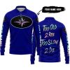 TOO OLD TO RIDE TOO SLOW TO DIE - CUSTOM NAME - POLARIS - NAVY - LONG SLEEVE POLO SHIRT