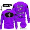 TOO OLD TO RIDE TOO SLOW TO DIE - CUSTOM NAME - POLARIS - PURPLE - SWEATER UGLY
