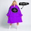 TOO OLD TO RIDE TOO SLOW TO DIE - CUSTOM NAME - POLARIS - PURPLE - OODIE BLANKET HOODIE