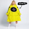 TOO OLD TO RIDE TOO SLOW TO DIE - CUSTOM NAME - POLARIS - YELLOW - OODIE BLANKET HOODIE