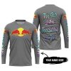 TOO OLD TO RIDE TOO SLOW TO DIE - CUSTOM NAME - REDBULL - GREY - JERSEY