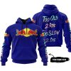 TOO OLD TO RIDE TOO SLOW TO DIE - CUSTOM NAME - REDBULL - NAVY