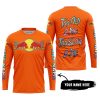 TOO OLD TO RIDE TOO SLOW TO DIE - CUSTOM NAME - REDBULL - ORANGE - JERSEY