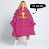 TOO OLD TO RIDE TOO SLOW TO DIE - CUSTOM NAME - REDBULL - PINK 1 - OODIE BLANKET HOODIE