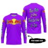 TOO OLD TO RIDE TOO SLOW TO DIE - CUSTOM NAME - REDBULL - PURPLE - JERSEY