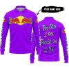 TOO OLD TO RIDE TOO SLOW TO DIE - CUSTOM NAME - REDBULL - PURPLE - LONG SLEEVE POLO SHIRT