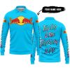 TOO OLD TO RIDE TOO SLOW TO DIE - CUSTOM NAME - REDBULL - SKY BLUE - LONG SLEEVE POLO SHIRT