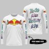 TOO OLD TO RIDE TOO SLOW TO DIE - CUSTOM NAME - REDBULL - WHITE - JERSEY