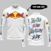 TOO OLD TO RIDE TOO SLOW TO DIE - CUSTOM NAME - REDBULL - WHITE - LONG SLEEVE POLO SHIRT