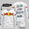 TOO OLD TO RIDE TOO SLOW TO DIE - CUSTOM NAME - REDBULL - WHITE - SWEATER UGLY