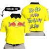 TOO OLD TO RIDE TOO SLOW TO DIE - CUSTOM NAME - REDBULL - YELLOW - POLO SHIRT
