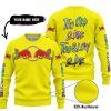 TOO OLD TO RIDE TOO SLOW TO DIE - CUSTOM NAME - REDBULL - YELLOW - SWEATER UGLY