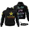 TOO OLD TO RIDE TOO SLOW TO DIE - CUSTOM NAME - ROCKSTAR - BLACK