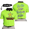 TOO OLD TO RIDE TOO SLOW TO DIE - CUSTOM NAME - ROCKSTAR - GREEN 1 - POLO SHIRT