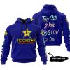 TOO OLD TO RIDE TOO SLOW TO DIE - CUSTOM NAME - ROCKSTAR - NAVY