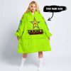 TOO OLD TO RIDE TOO SLOW TO DIE - CUSTOM NAME - ROCKSTAR - NEON - OODIE BLANKET HOODIE