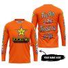 TOO OLD TO RIDE TOO SLOW TO DIE - CUSTOM NAME - ROCKSTAR - ORANGE - JERSEY