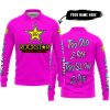 TOO OLD TO RIDE TOO SLOW TO DIE - CUSTOM NAME - ROCKSTAR - PINK - LONG SLEEVE POLO SHIRT