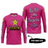 TOO OLD TO RIDE TOO SLOW TO DIE - CUSTOM NAME - ROCKSTAR - PINK 1 - JERSEY