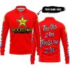 TOO OLD TO RIDE TOO SLOW TO DIE - CUSTOM NAME - ROCKSTAR - RED - LONG SLEEVE POLO SHIRT