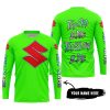 TOO OLD TO RIDE TOO SLOW TO DIE - CUSTOM NAME - SUZUKI - GREEN - JERSEY
