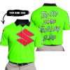 TOO OLD TO RIDE TOO SLOW TO DIE - CUSTOM NAME - SUZUKI - GREEN - POLO SHIRT