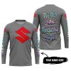 TOO OLD TO RIDE TOO SLOW TO DIE - CUSTOM NAME - SUZUKI - GREY - JERSEY