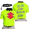 TOO OLD TO RIDE TOO SLOW TO DIE - CUSTOM NAME - SUZUKI - NEON - POLO SHIRT