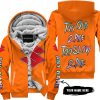 TOO OLD TO RIDE TOO SLOW TO DIE - CUSTOM NAME - SUZUKI - ORANGE - FLEECE ZIP HOODIE