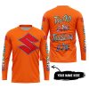 TOO OLD TO RIDE TOO SLOW TO DIE - CUSTOM NAME - SUZUKI - ORANGE - JERSEY