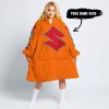 TOO OLD TO RIDE TOO SLOW TO DIE - CUSTOM NAME - SUZUKI - ORANGE - OODIE BLANKET HOODIE