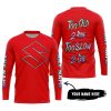 TOO OLD TO RIDE TOO SLOW TO DIE - CUSTOM NAME - SUZUKI - RED - JERSEY