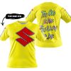 TOO OLD TO RIDE TOO SLOW TO DIE - CUSTOM NAME - SUZUKI - YELLOW - T-SHIRT
