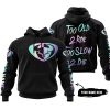 TOO OLD TO RIDE TOO SLOW TO DIE - CUSTOM NAME - THOR RACING - BLACK