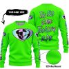 TOO OLD TO RIDE TOO SLOW TO DIE - CUSTOM NAME - THOR RACING - GREEN - SWEATER UGLY