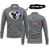 TOO OLD TO RIDE TOO SLOW TO DIE - CUSTOM NAME - THOR RACING - GREY - LONG SLEEVE POLO SHIRT