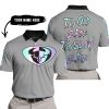 TOO OLD TO RIDE TOO SLOW TO DIE - CUSTOM NAME - THOR RACING - GREY - POLO SHIRT