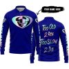 TOO OLD TO RIDE TOO SLOW TO DIE - CUSTOM NAME - THOR RACING - NAVY - LONG SLEEVE POLO SHIRT