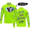 TOO OLD TO RIDE TOO SLOW TO DIE - CUSTOM NAME - THOR RACING - NEON - LONG SLEEVE POLO SHIRT
